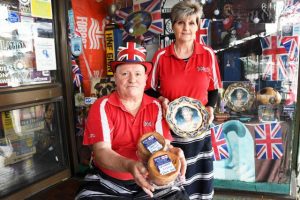 Pie tribute for late queen