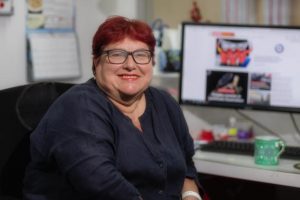 Bozena a proud volunteer