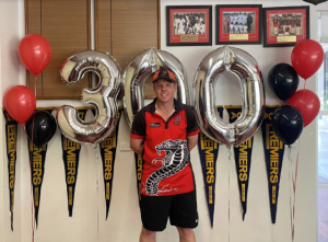 Hamilton notches triple century