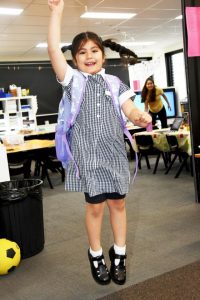 Preppies first day in school