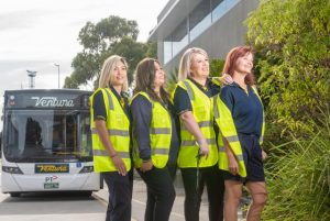 Women at the wheel