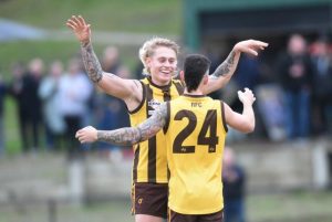 Hawks help themselves to huge win