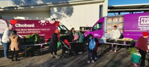 Food relief at the school gate