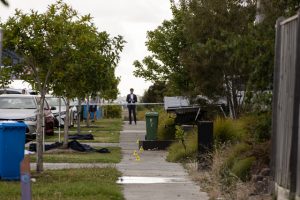 Neighbours stay indoors after ‘scary’ double murder