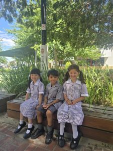 Prep students take on their first day