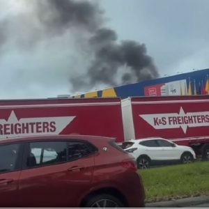 Morning-peak fire at IKEA Springvale