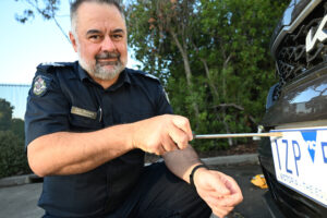 Stolen number plates surging