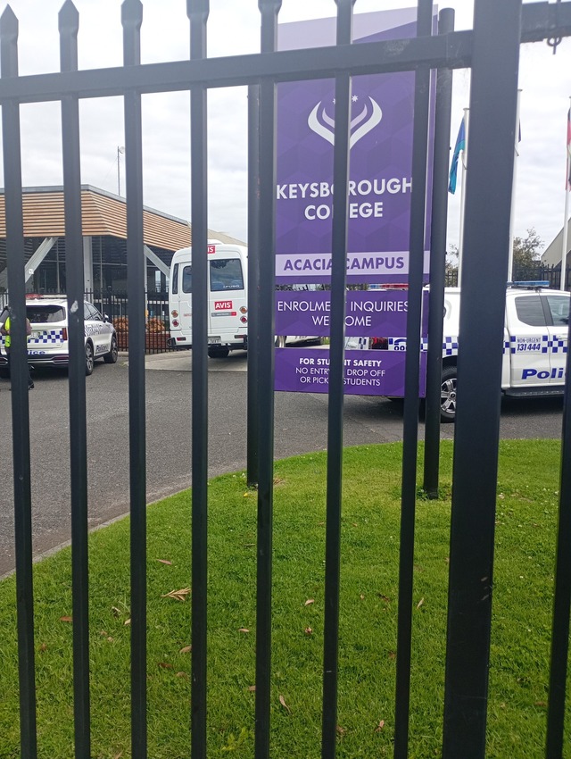 Man charged over alleged stabbing at Keysborough school